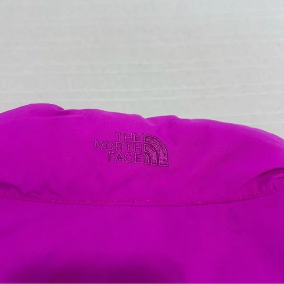 The North Face Down Puffer Vest Pink Purple womens Size Large Snap Button - Picture 6 of 6
